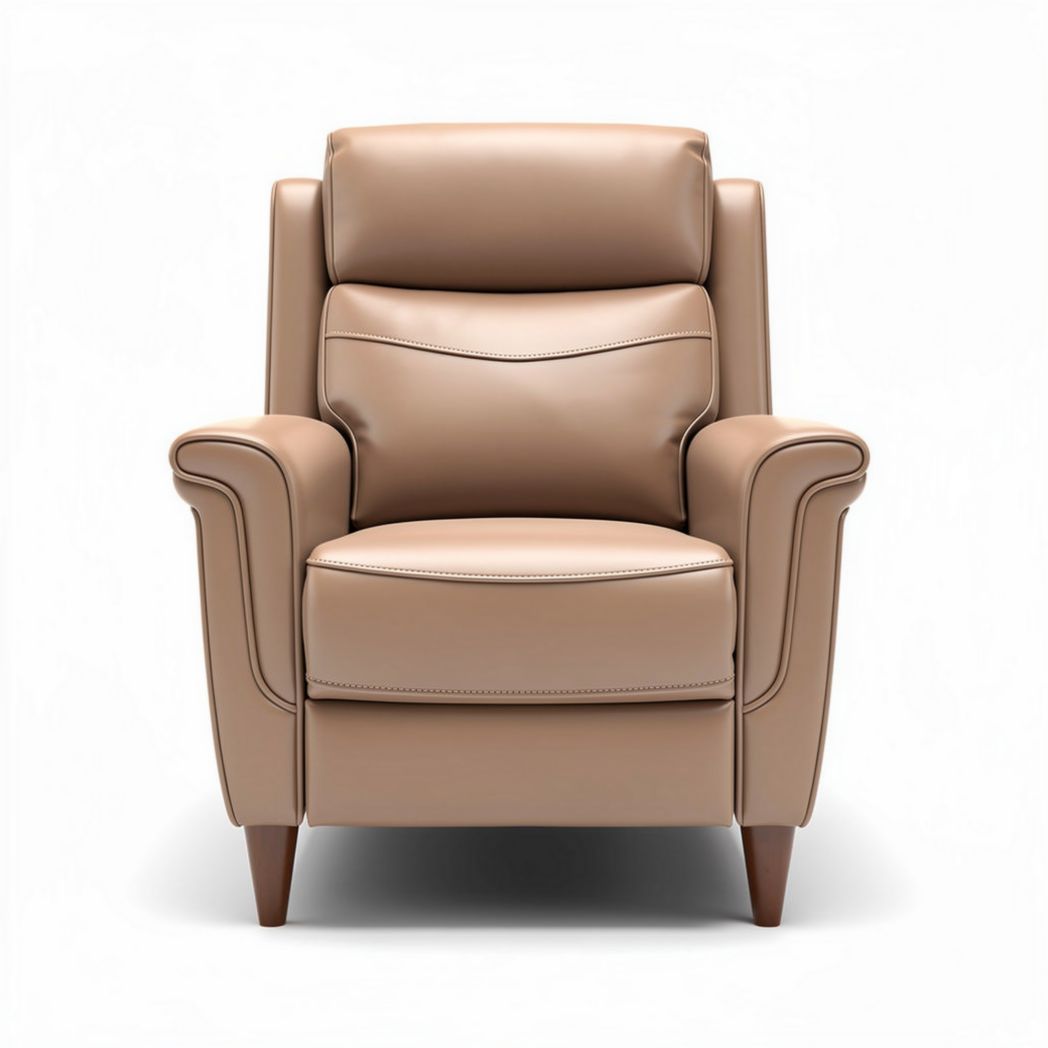 Fauteuil relax en velours polyester gris avec dimensions 90 x 85 x 100cm