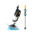 ALIGHTUP - Électrique Nettoyeur de piscine, Nettoyeur à batterie,Aspirateur Piscine Portable,  230V, 33W - Noir + Orange(Noir/18V 40W)