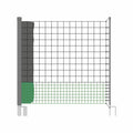 Kit filet  clôtures pour poules 50m avec 14 piquets double pointes. modulable. porte d'accès. sardines incluses(Longueur : 12 m)