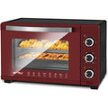 WOLTU Four Électrique 32L, Four de Table 1600W, Minuterie 60 min,100-230℃, Porte à Double Vitrage, Rouge+Noir W0ITT1014(Rouge et noir)