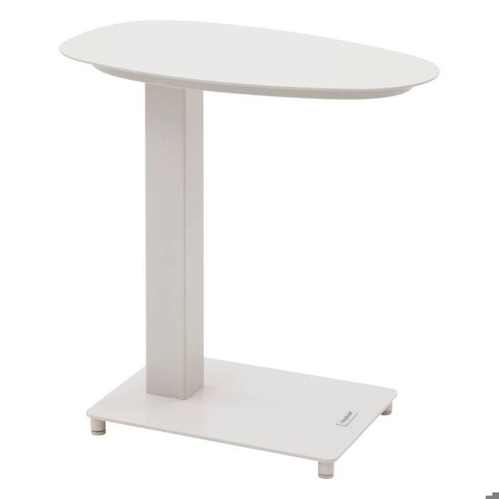 Table d'appoint de jardin Venuzia avoine 50 x 50cm en aluminium  - Hespéride(Avoine)