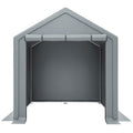 Carport tente de garage 190x170x200 cm - Abri de Jardin - Imperméable - cadre en métal - pour vélo, moto, outils - Gris(160 x 220 x 165 cm)