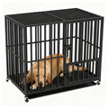 Cage pour Grand Chien Interieur Caisse de Transport Chien Grande Taille 95x58.5x82.5cm(107 x 77)