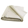 TECPLAST Bâche pour Carport Ivoire 2,5x3 m XP640CP - Garantie 10 ans - Toile PVC étanche pour abri de voiture - Made in France(Ivoire/10 x 12 m)