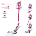 Aspirateur balai sans fil - STANEW - 33Kpa - 320W - 40 min autonomie - HEPA 3 couches(Rose/Non pliable)